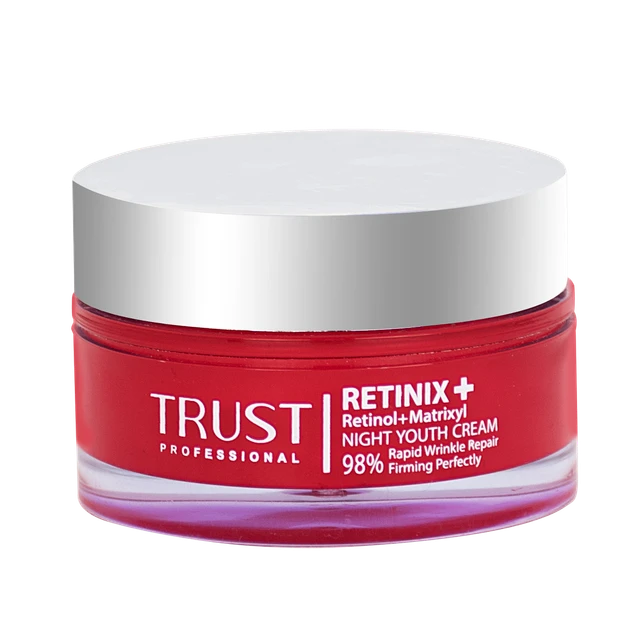 کرم جوانساز رتینول تراست | ضدچروک، سفت‌کننده و شفاف‌کننده پوست